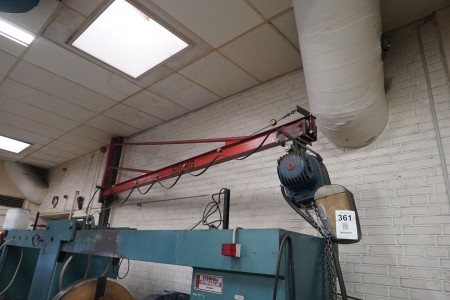 Wall-mounted swing crane, Brand: Demac, Type: PK5N - F