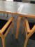Conference table incl. 8 chairs