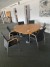 Conference table incl. 6 chairs