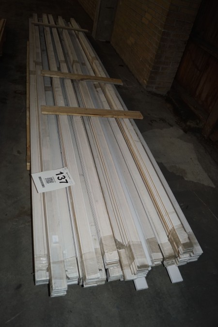 Large batch of wooden slats