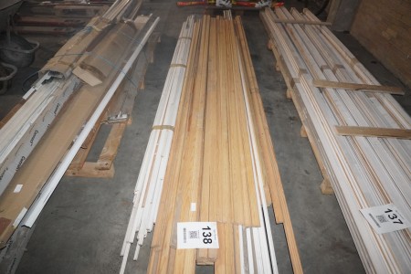 Large batch of wooden slats