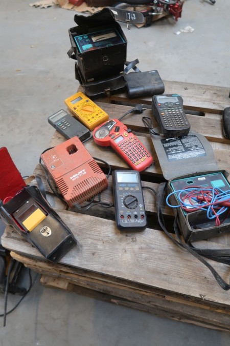 Various electricity meters, etc.