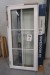 Patio door, wood / aluminum, left out, W97,5xH210 cm, frame width 13 cm, white / white