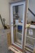 Front door, left out, W70xH190 cm, frame width 11.5 cm, white / white