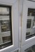 Window, wood / aluminum, B221xH161 cm, frame width 13 cm, white / white. Have injuries see photo