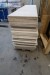 42 plader Troldtekt, hvid. 12 stk. 60x120 cm. 30 stk. 60x240 cm