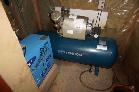 Kompressor, Mærke: Typhoon, inkl. køletørrer 