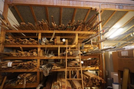 Various Lists, timber, etc. in 11 rooms
