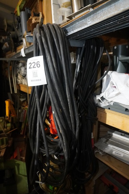 Large batch of power cables