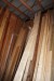 Large batch of timber, boards and moldings, etc.