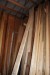 Large batch of timber, boards and moldings, etc.