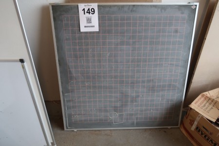Tavle / whiteboard, 120x120 cm