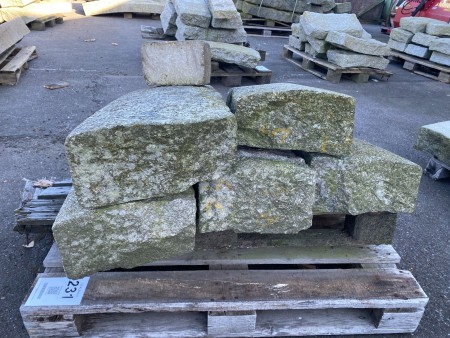 5 pieces. granite blocks