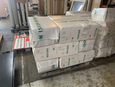 9 packs of wood fiber insulation, brand: Isocon