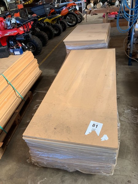 Lot of MDF boards