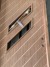 Door in mahogany wood with comb