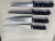 Knife set, brand: Geilo Unused