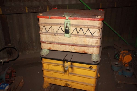 2 x steel tool boxes