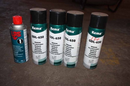 4 x GDL-650 lube + grease free lubricant