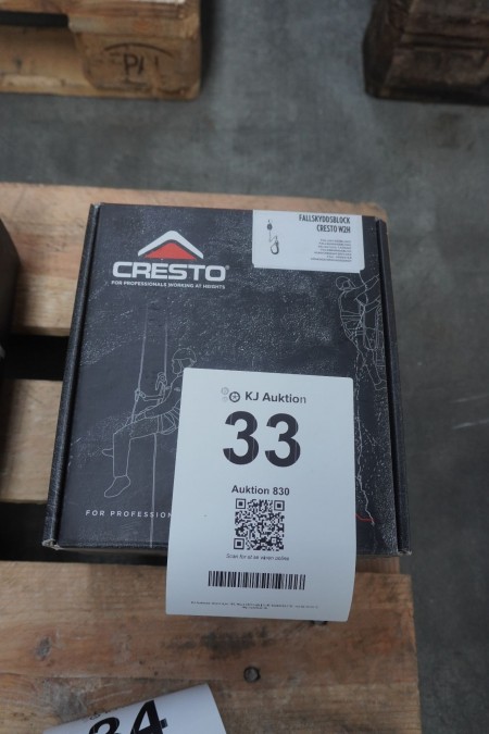 1 stk. faldsikingsblok, mærke: Cresto, model: W2H