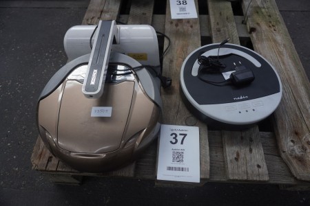 2 pcs. robot vacuum cleaners, brand: Deebot and Nedis