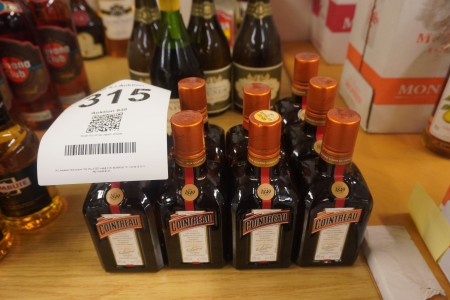 9 bottles of Cointreau