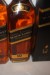 3 flasker Black Label whisky 