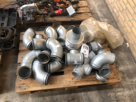 Lot of ventilation pipes