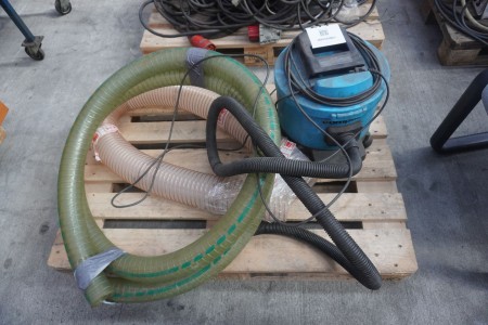 Vacuum cleaner incl. 2 hoses.