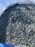 Ca. 900 kg graue Granitspäne