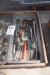 Pallet with various milling irons + various tool holders etc.
