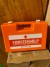 2 boxes with first aid kit
