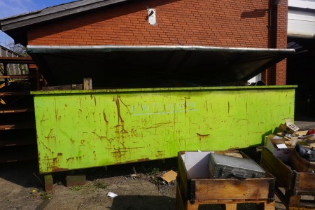 Scrap container with contents