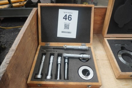3 point micrometer set, Brand: Diesella