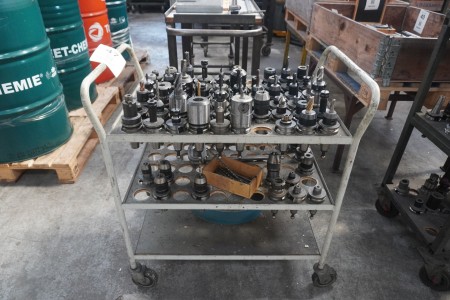 Trolley with tool holders