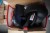 Lot of welding masks and fresh air equipment