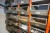 Stahlregal mit Inhalt in 146 Stk. Stahlboxen verschiedener Bestände