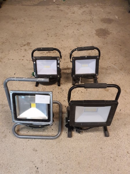 4 pieces. LED work lights