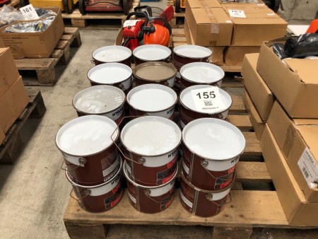 24 buckets of wood protection