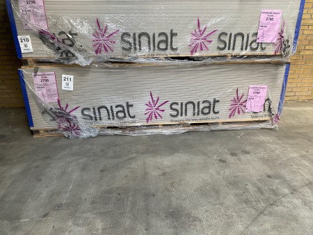 Ordinary plasterboard, brand: Siniat