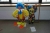 Handmade mechanical mannequins with power supply: 2 clowns