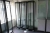 3 display cabinets with glass shelves