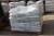 Pallet with organic sea salt (salt), 40 bags of 25 kg each. pallet. Packed in white plastic (archive)
