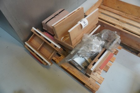 Pallet with miscellaneous