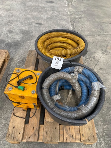 Transport suction / extraction motor, type: JL232 + hoses