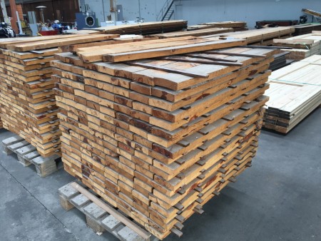 Lot of cladding boards
