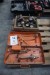 Box with various gas / air meters + various equipment for gas burners