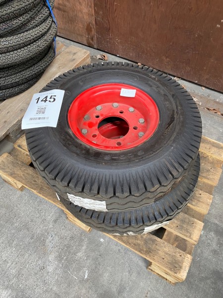 2 pcs. spare tires with rims