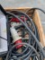 Lot of power cables + work lamp