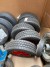 Large batch of mixed spare wheels for wheelbarrows etc.